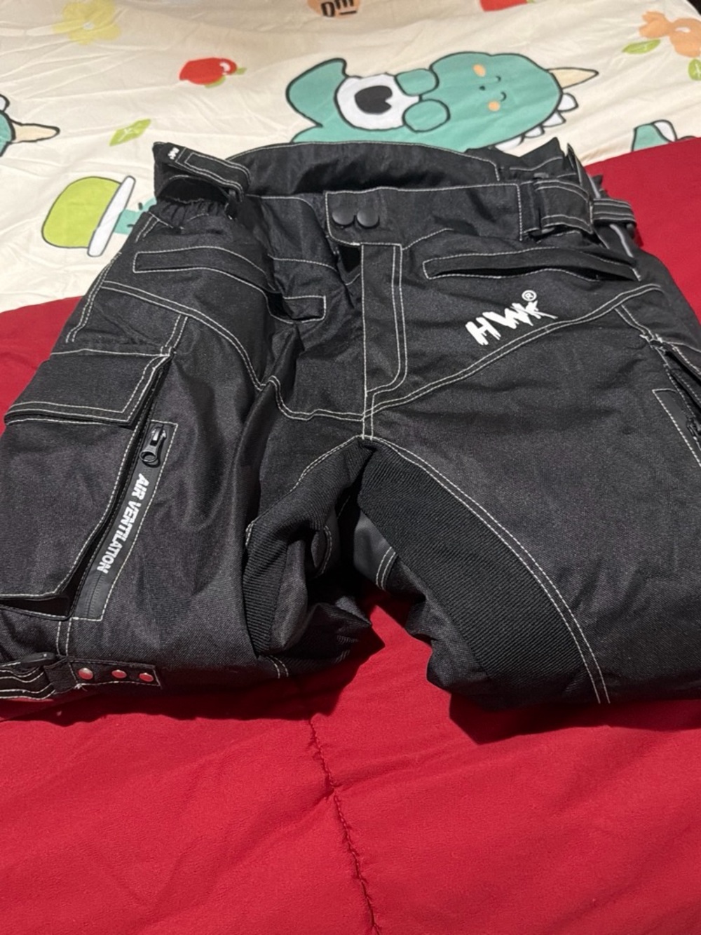 HMX Men’s Black Cargo Work Pants - Durable Utility Trousers
